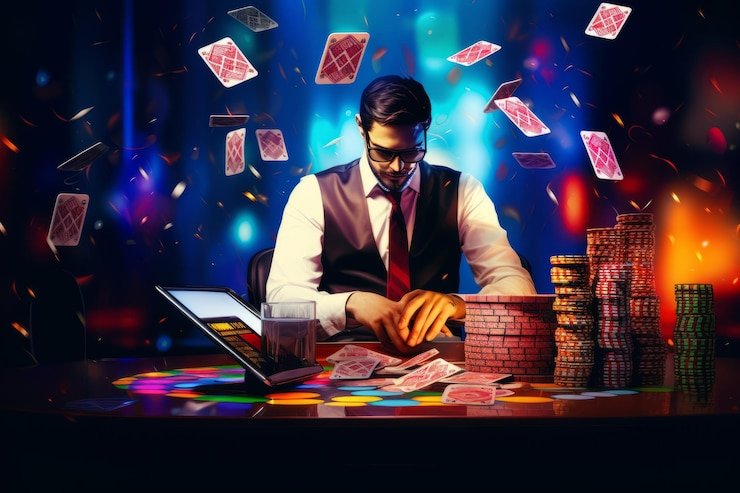 Tangkapan layar aplikasi mobile kakap33 yang menampilkan antarmuka kasino langsung dengan studio multi-kamera